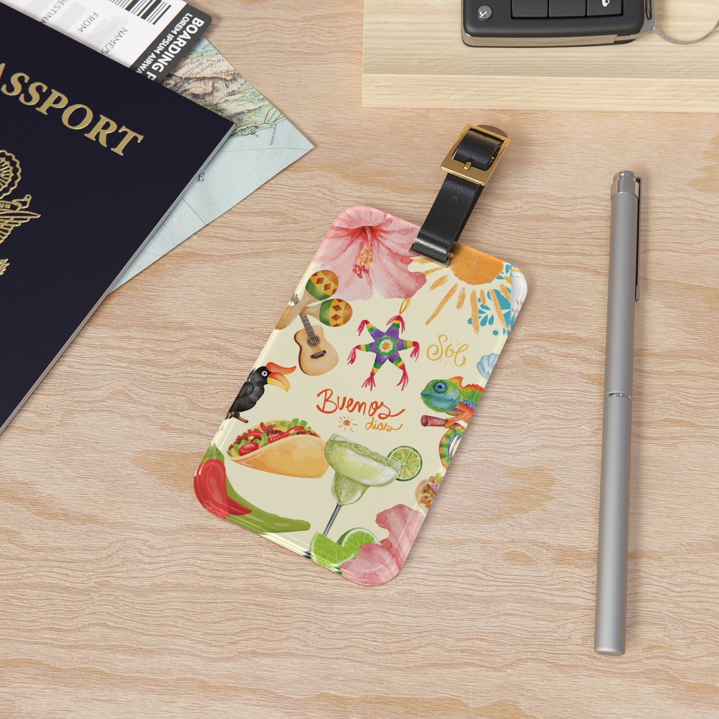 Mexico Travel Luggage Tag - Perfect for Vacation, Mexican Travel, Group Trips, Mexico Loverss