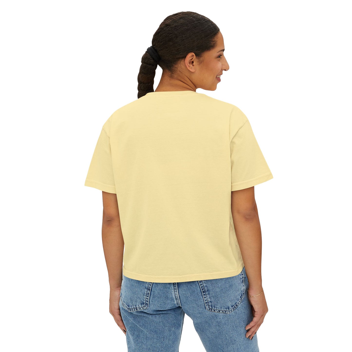 Ciao Bella Boxy Graphic Tee, Summer Italian Travel Theme- Women's Relaxed Short Sleeve Fit T-Shirt