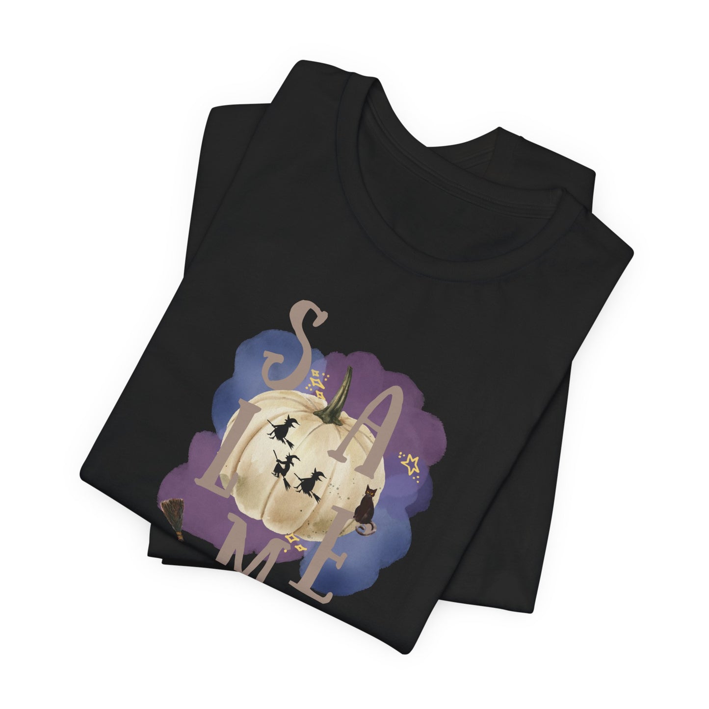 Salem Mass Witch Inspired Tee for Travel, Halloween, Autumn