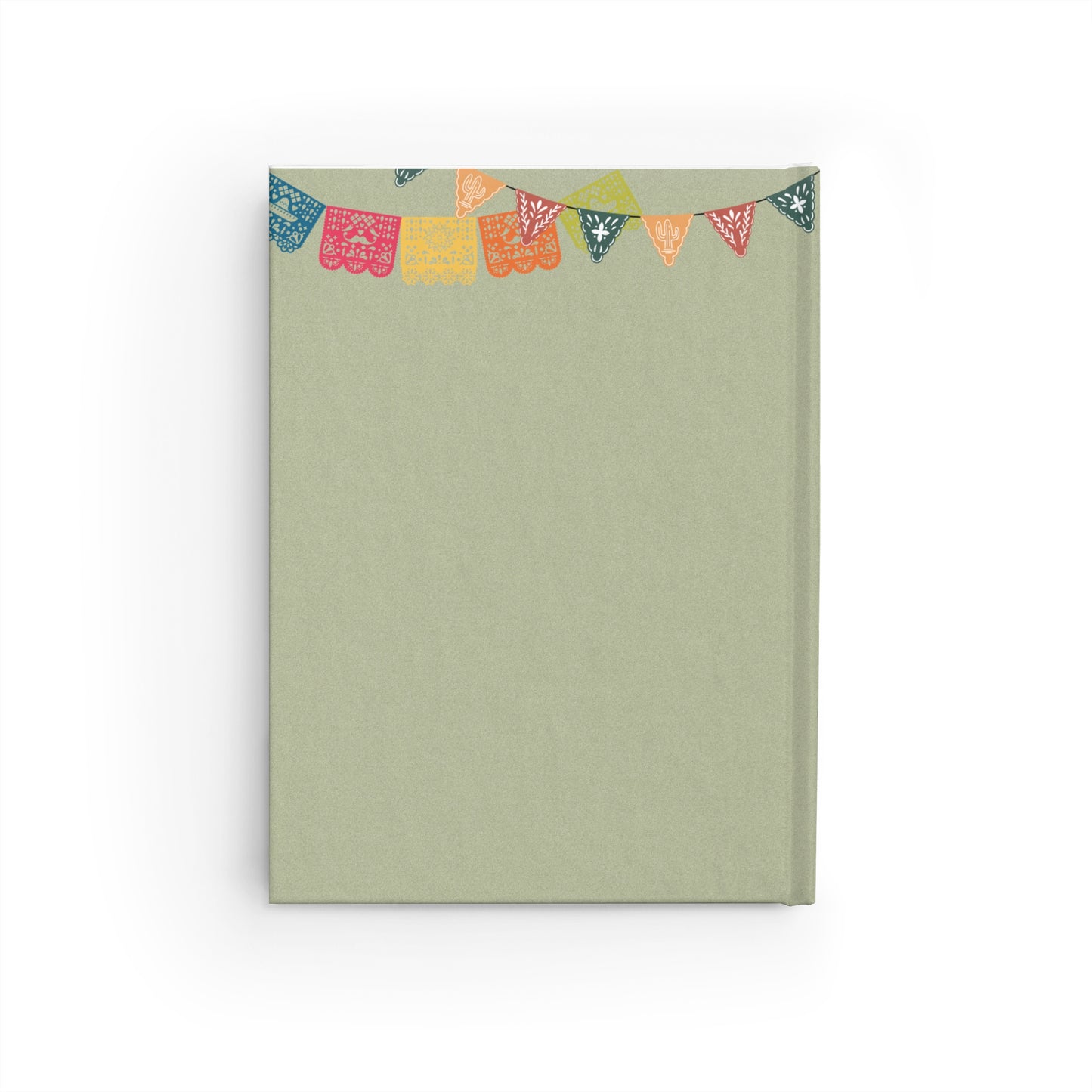 Mexican Inspired Hard Back Travel Journal - Blank Writing Notebook, Traveler's Sketchbook, Travel Notes with Mexico Fiesta Design