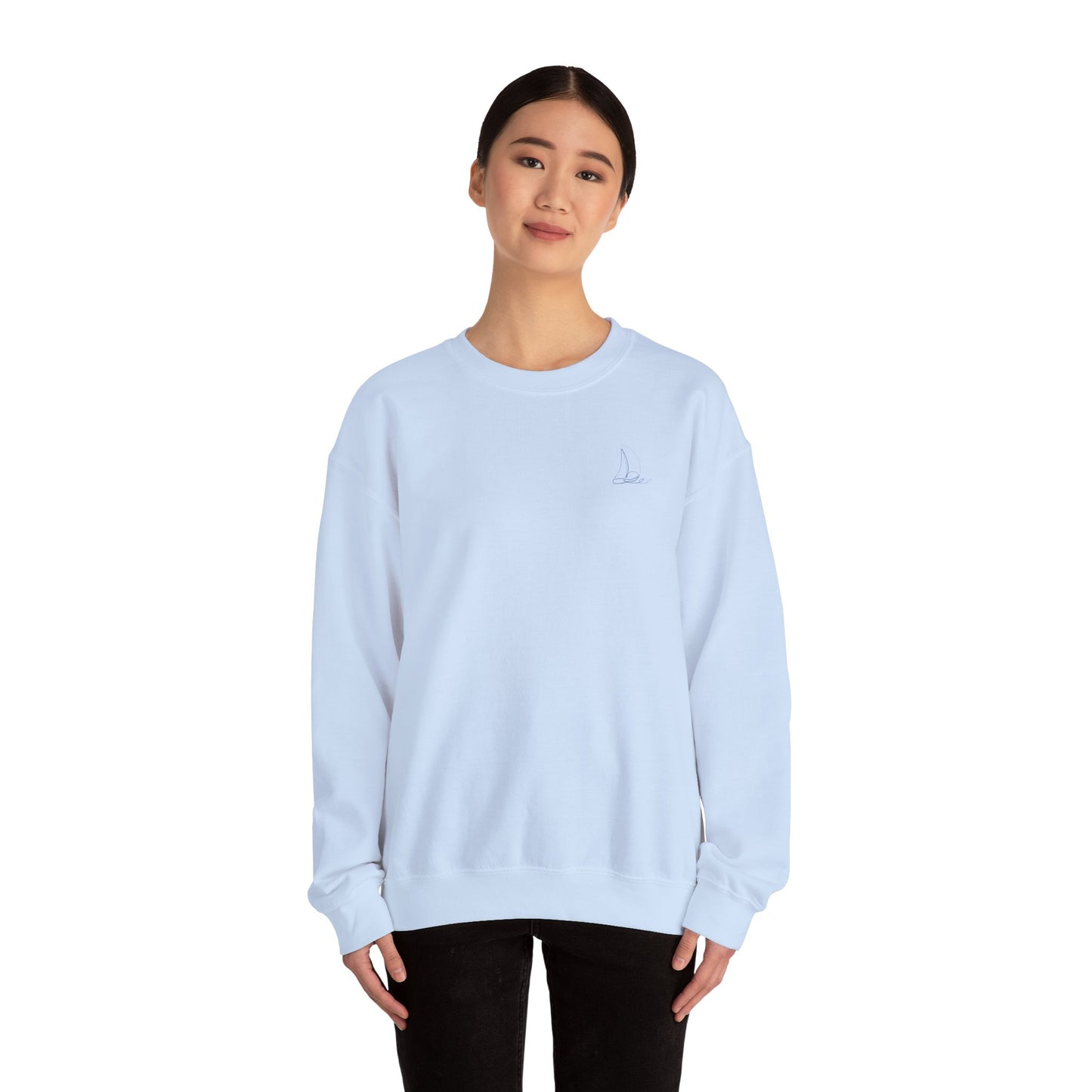 High Tide, Higher Standards- Crewneck Cozy Sweatshirt, Nautical Gift, Sailing Apparel, Boat Lover