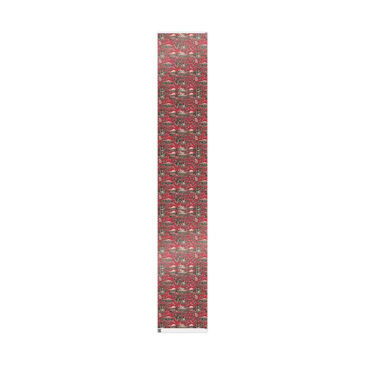 Athens, Georgia Football Toile Wrapping Paper: Red and Black Gift Wrap