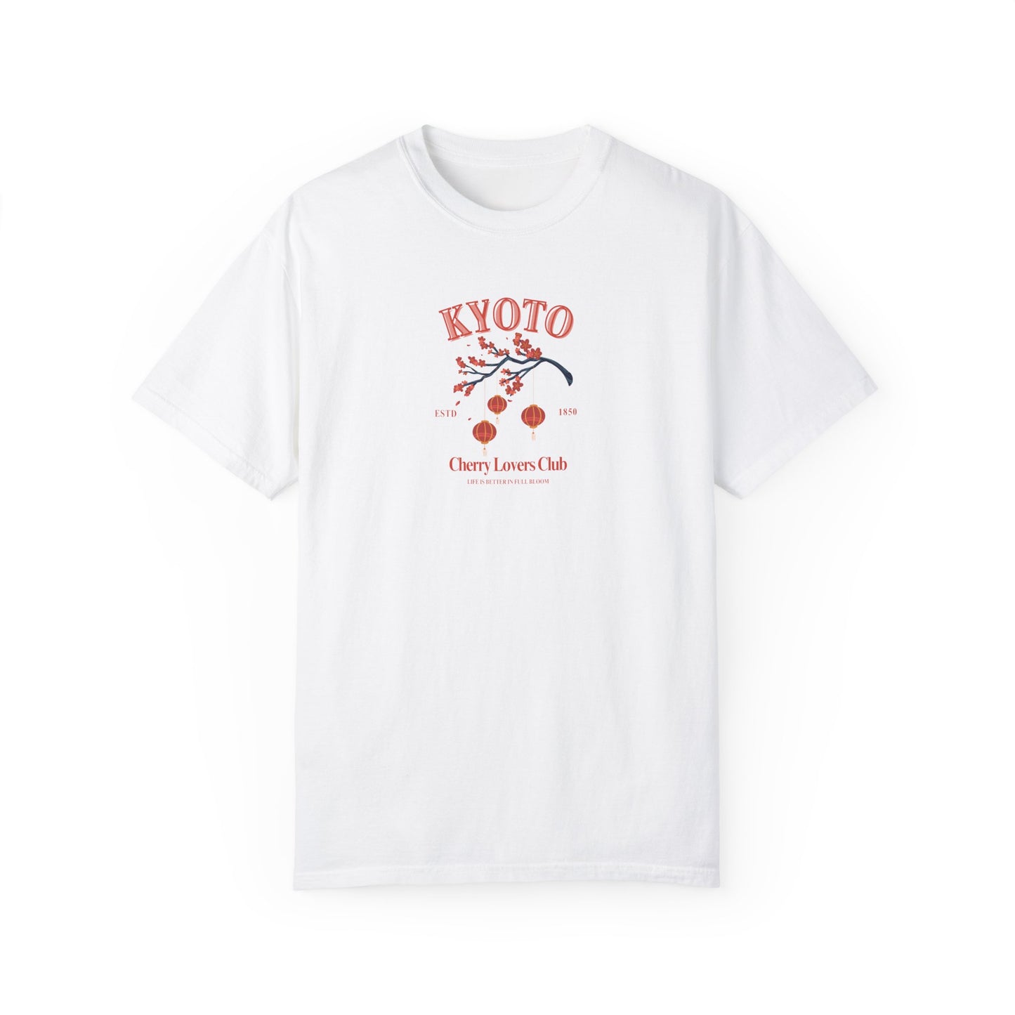 Kyoto Cherry Lovers Club- Unisex Graphic Tee, Kyoto Japan Travel, Cherry Vibes