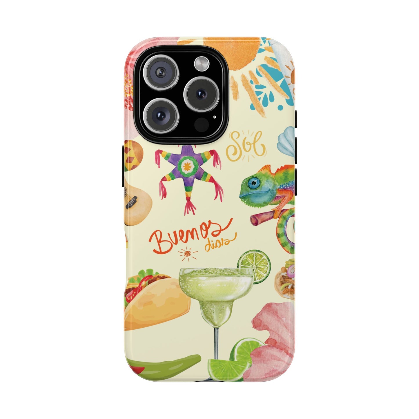 Mexico Festive Colorful Phone Case, Summer Vibes, Mexican Travel, Colorful Tough Case Phone Cover