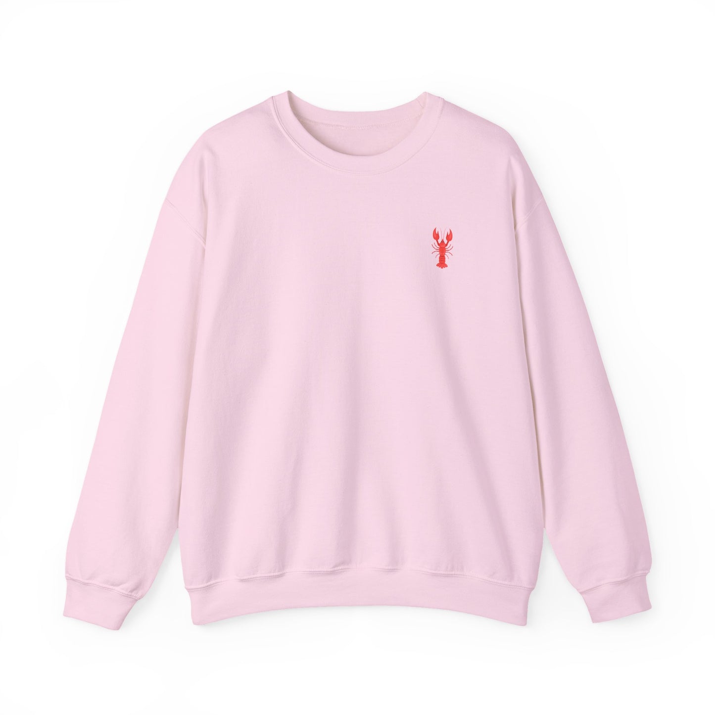 Luxe Lobstah -Crewneck Cozy Sweatshirt, Nautical Gift, Lobster Apparel, Seafood Lover