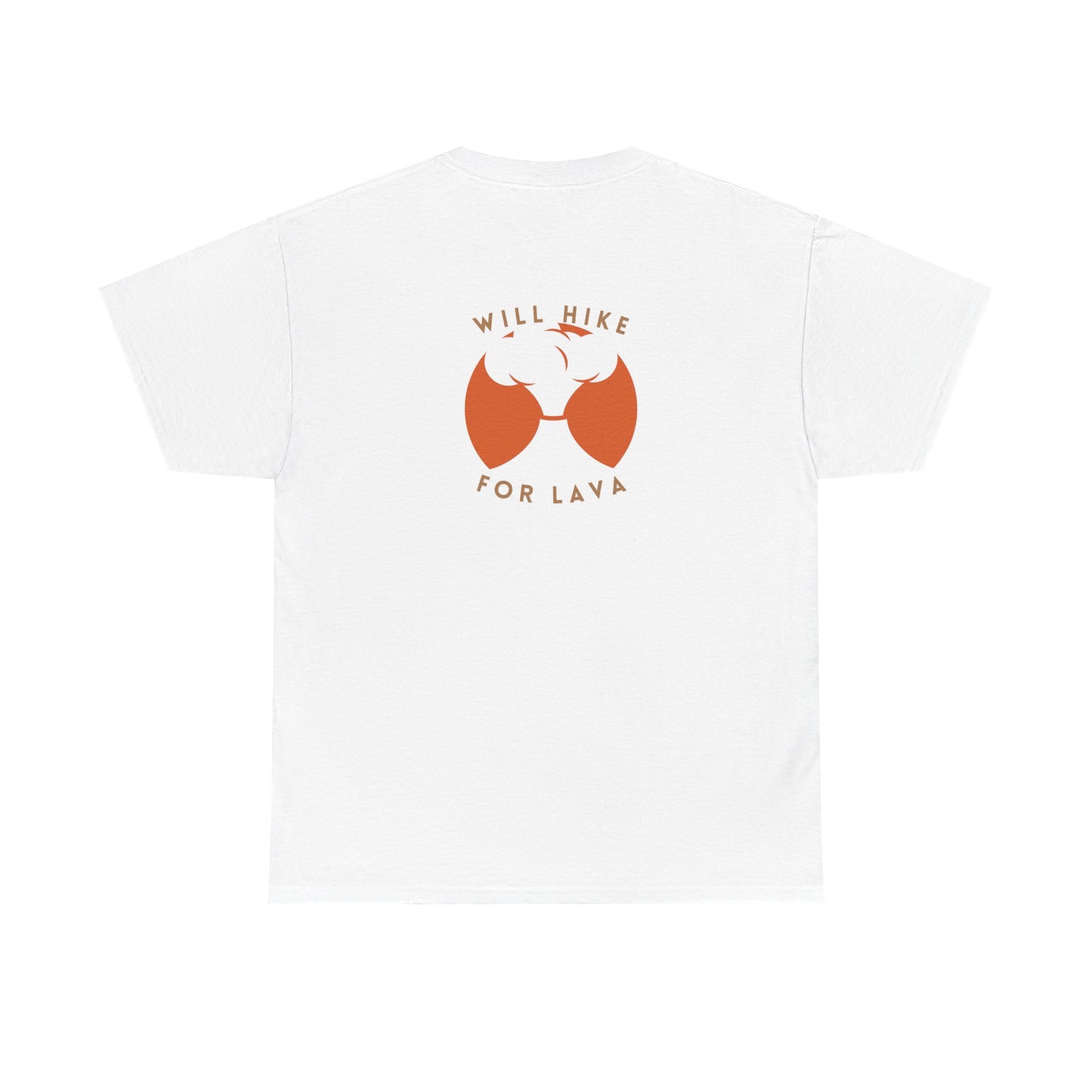 Will Hike for Lava- Acatenango Edition Perfect for Hikers, Guatemala Travel, Adventure, and Lava Lovers Cotton Tee