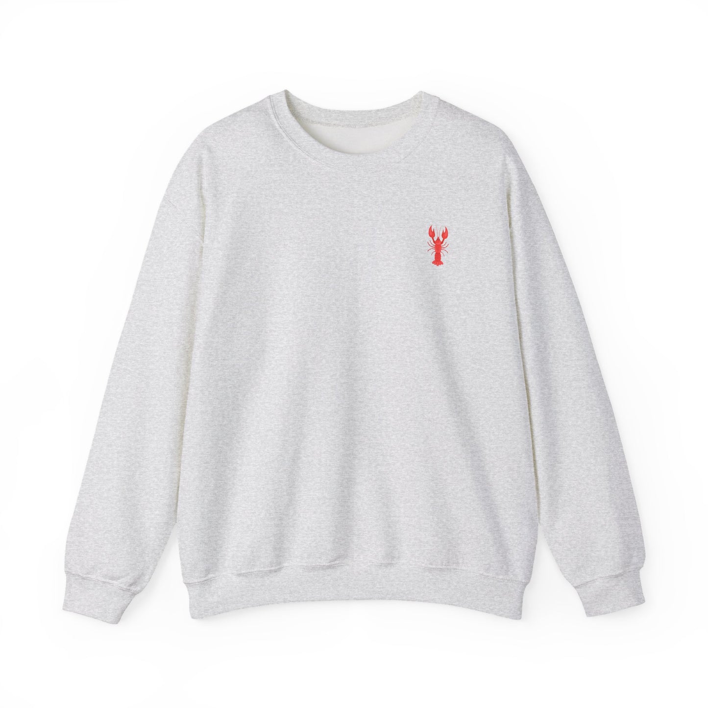 Luxe Lobstah -Crewneck Cozy Sweatshirt, Nautical Gift, Lobster Apparel, Seafood Lover