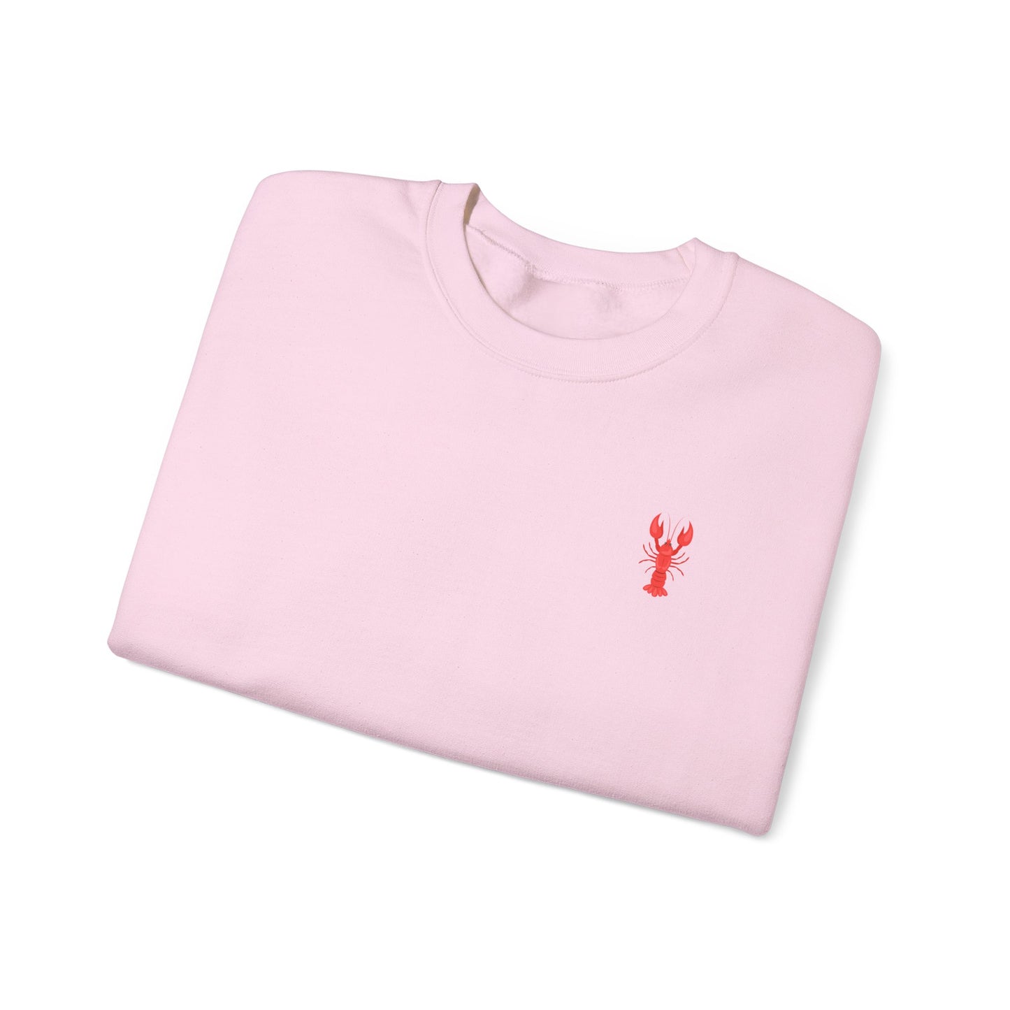Luxe Lobstah -Crewneck Cozy Sweatshirt, Nautical Gift, Lobster Apparel, Seafood Lover