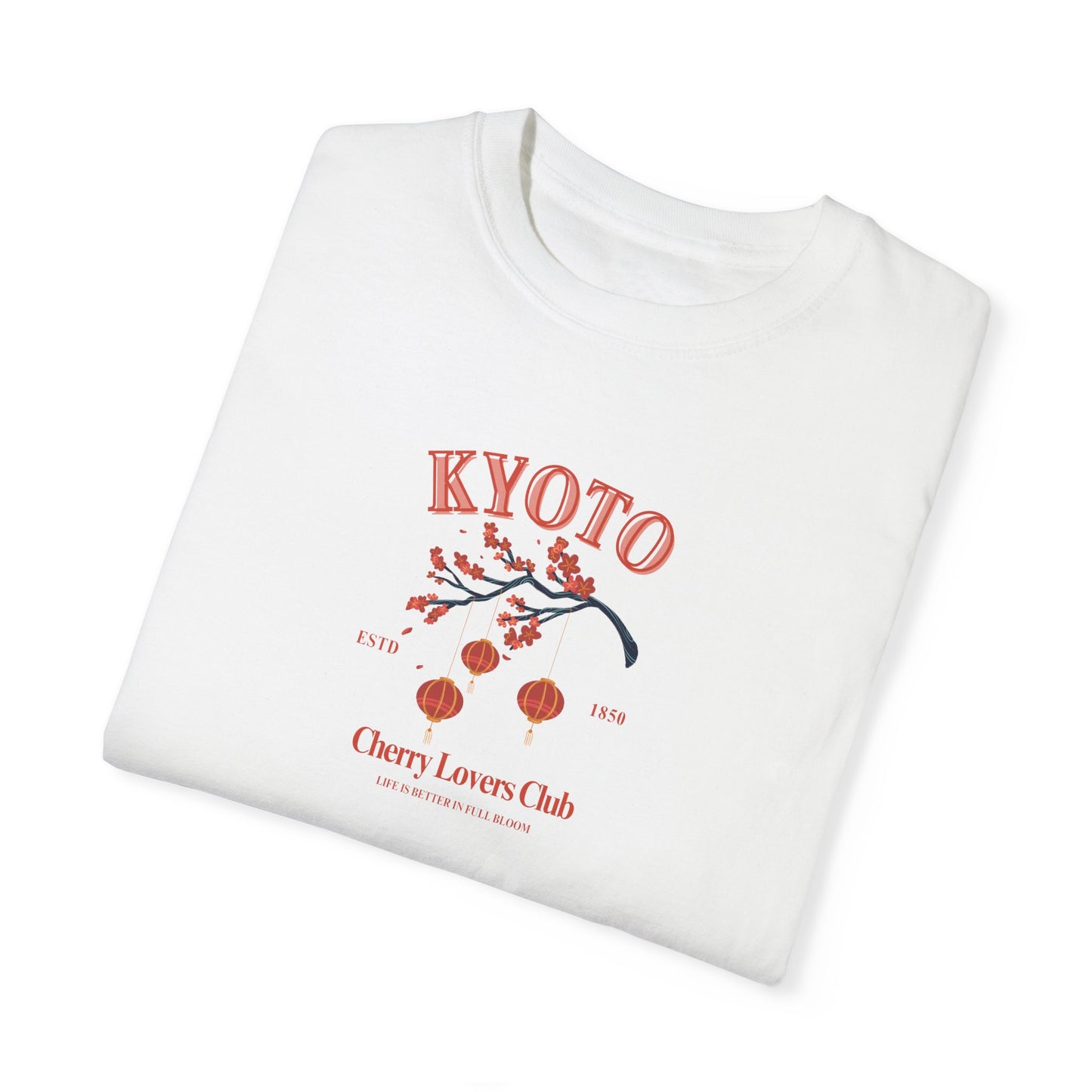 Kyoto Cherry Lovers Club- Unisex Graphic Tee, Kyoto Japan Travel, Cherry Vibes