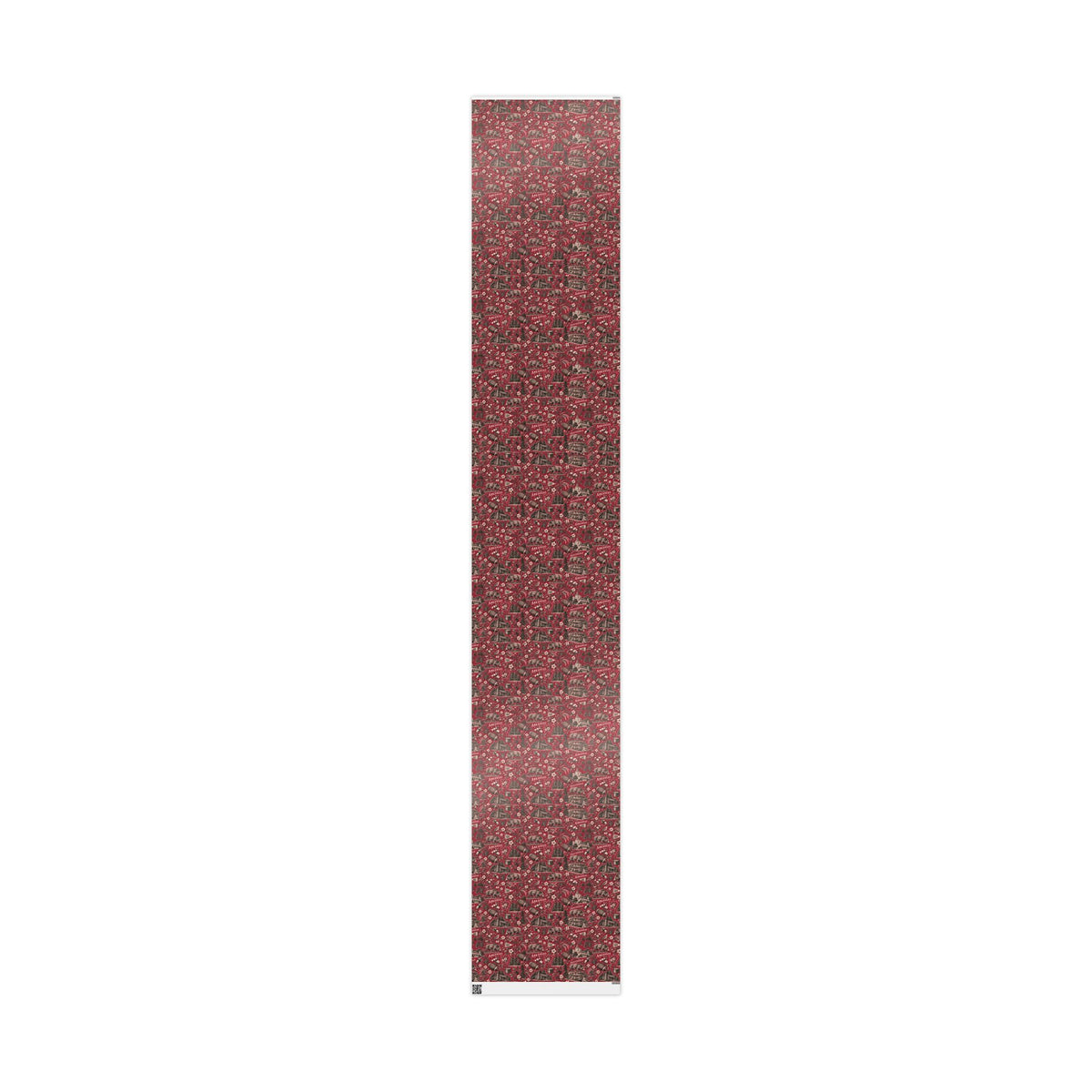 Fayetteville, Arkansas Football Toile Wrapping Paper: Red and White Gift Wrap