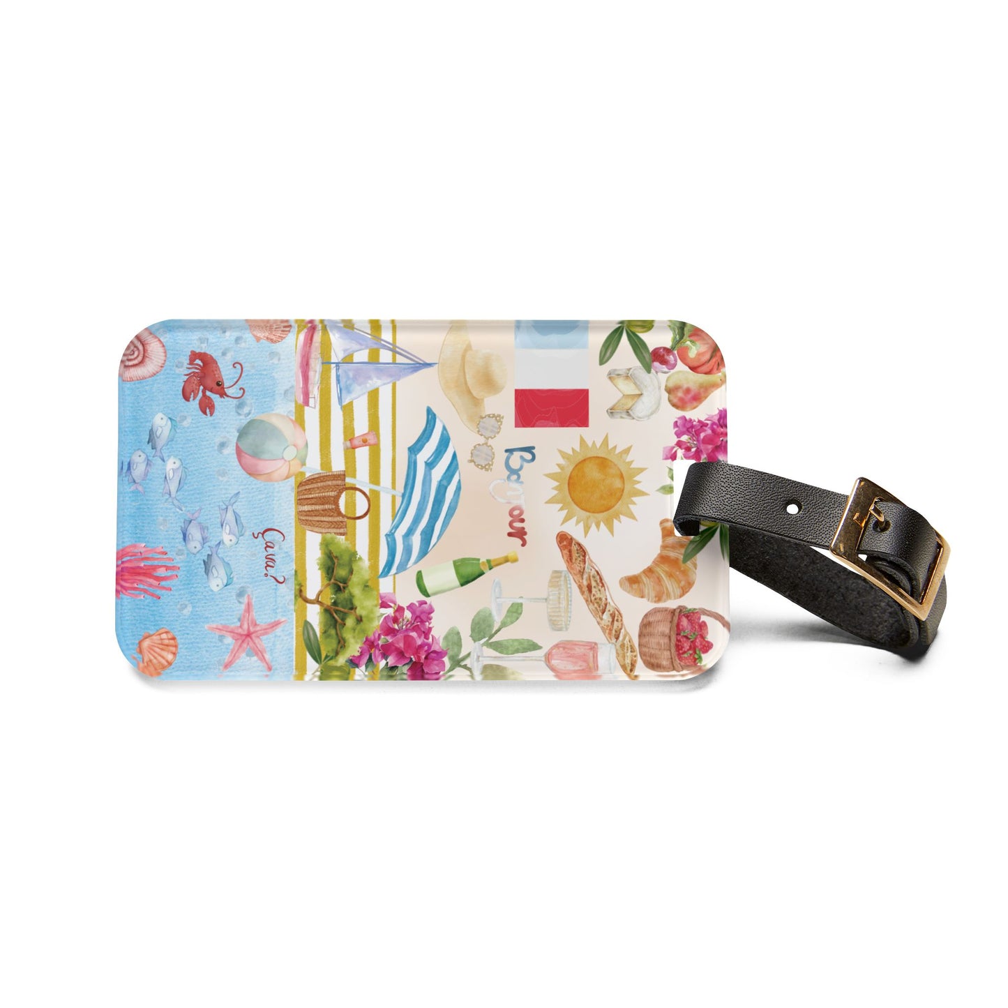 South of France Travel Luggage Tag - Perfect for Vacation, Summer Travel, France Lovers, French Rivera Gift, Wanderlust Essentials