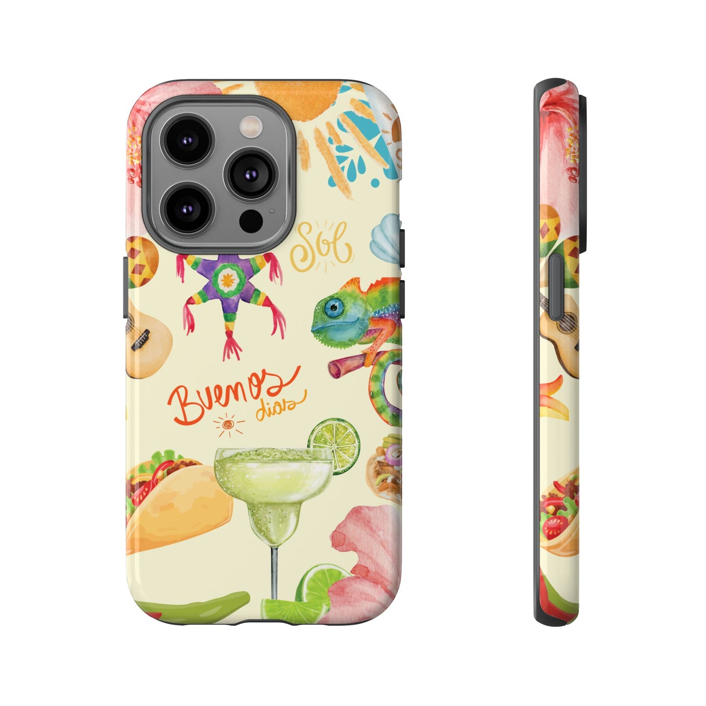 Mexico Festive Colorful Phone Case, Summer Vibes, Mexican Travel, Colorful Tough Case Phone Cover