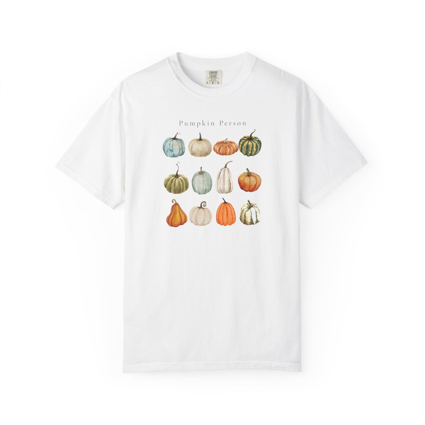 Pumpkin Person-Fall & Autumn-Inspired Pumpkin-Vibes Theme Fall T-Shirt, Graphic Tee