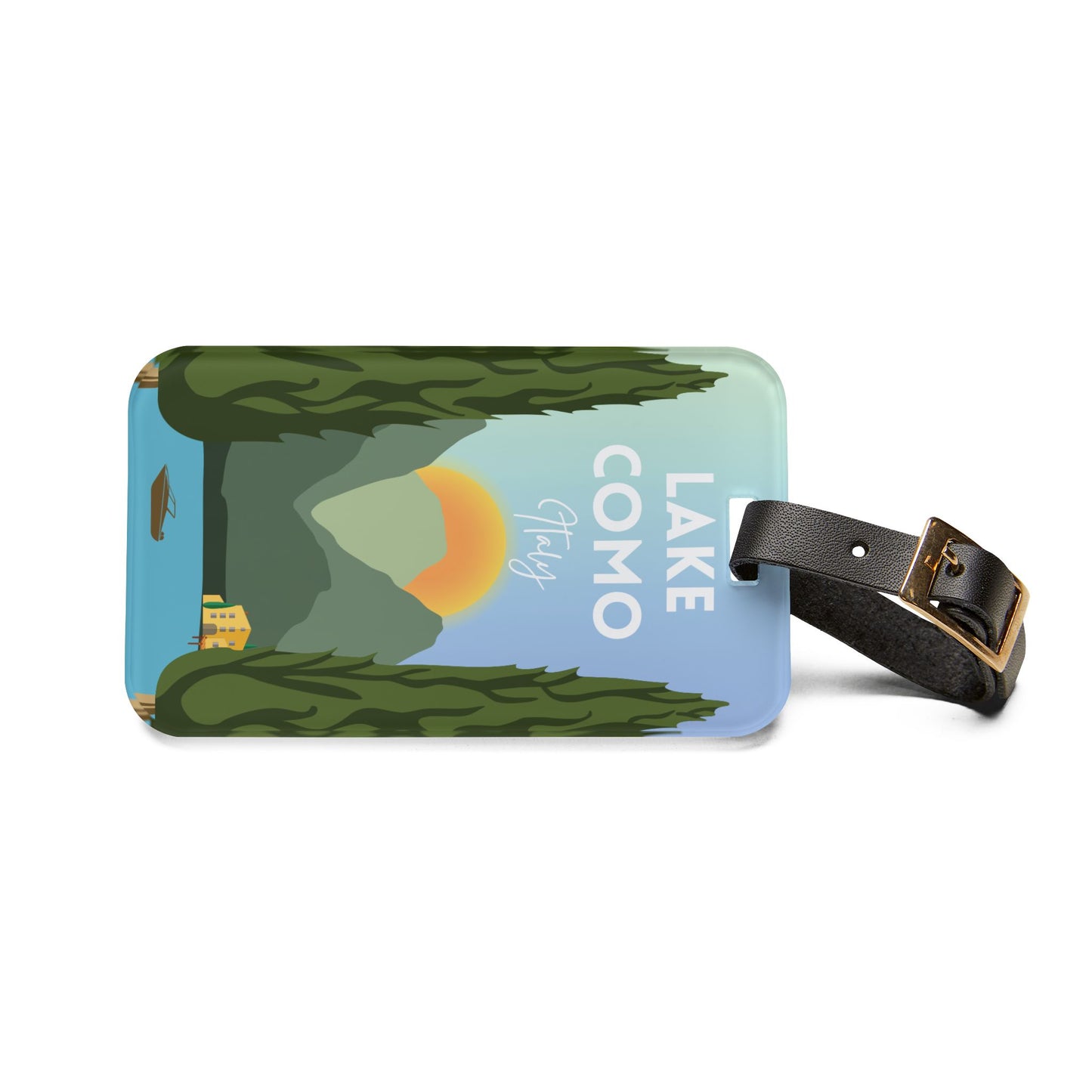 Italian Lake Como Travel Luggage Tag - Perfect for Vacation, Summer Travel, Italy Lovers, Summer Gift, Wanderlust Essentials