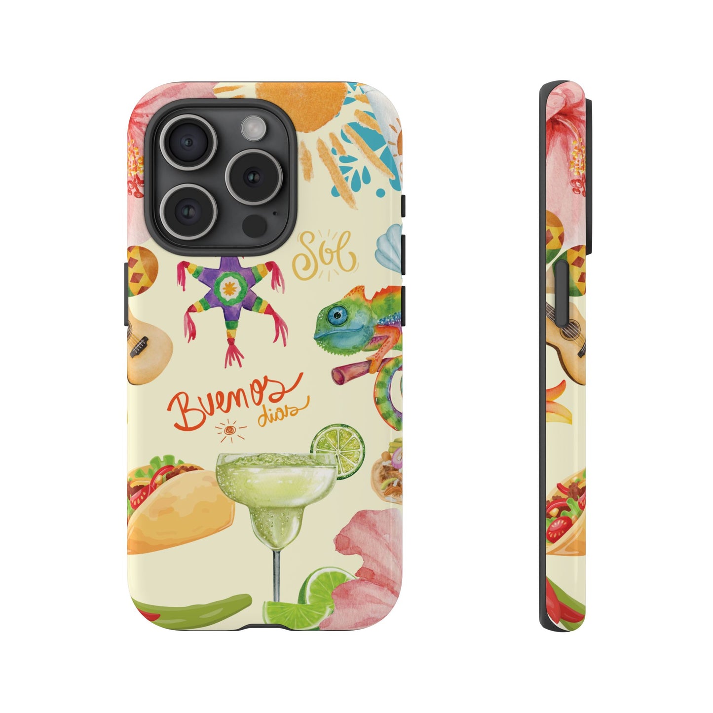 Mexico Festive Colorful Phone Case, Summer Vibes, Mexican Travel, Colorful Tough Case Phone Cover