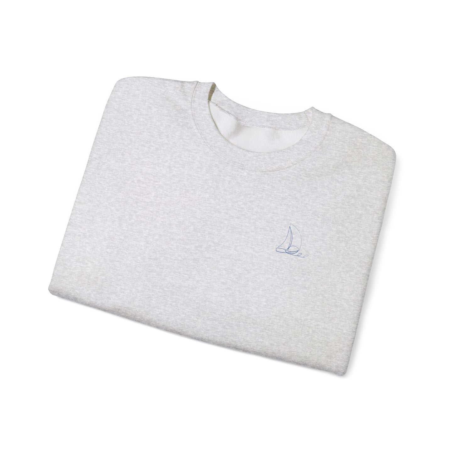 High Tide, Higher Standards- Crewneck Cozy Sweatshirt, Nautical Gift, Sailing Apparel, Boat Lover