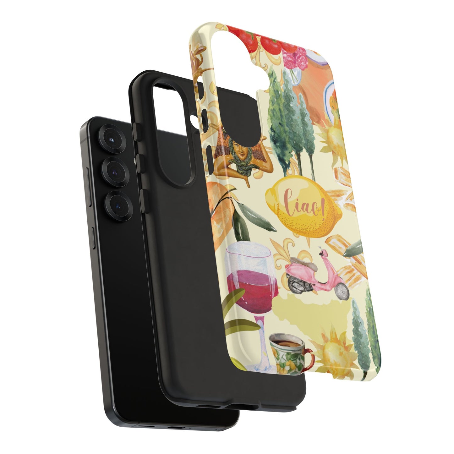Sicilian Summer Phone Case, Summer Vibes, Italian Sicily Scene, Colorful Tough Case Phone Cover