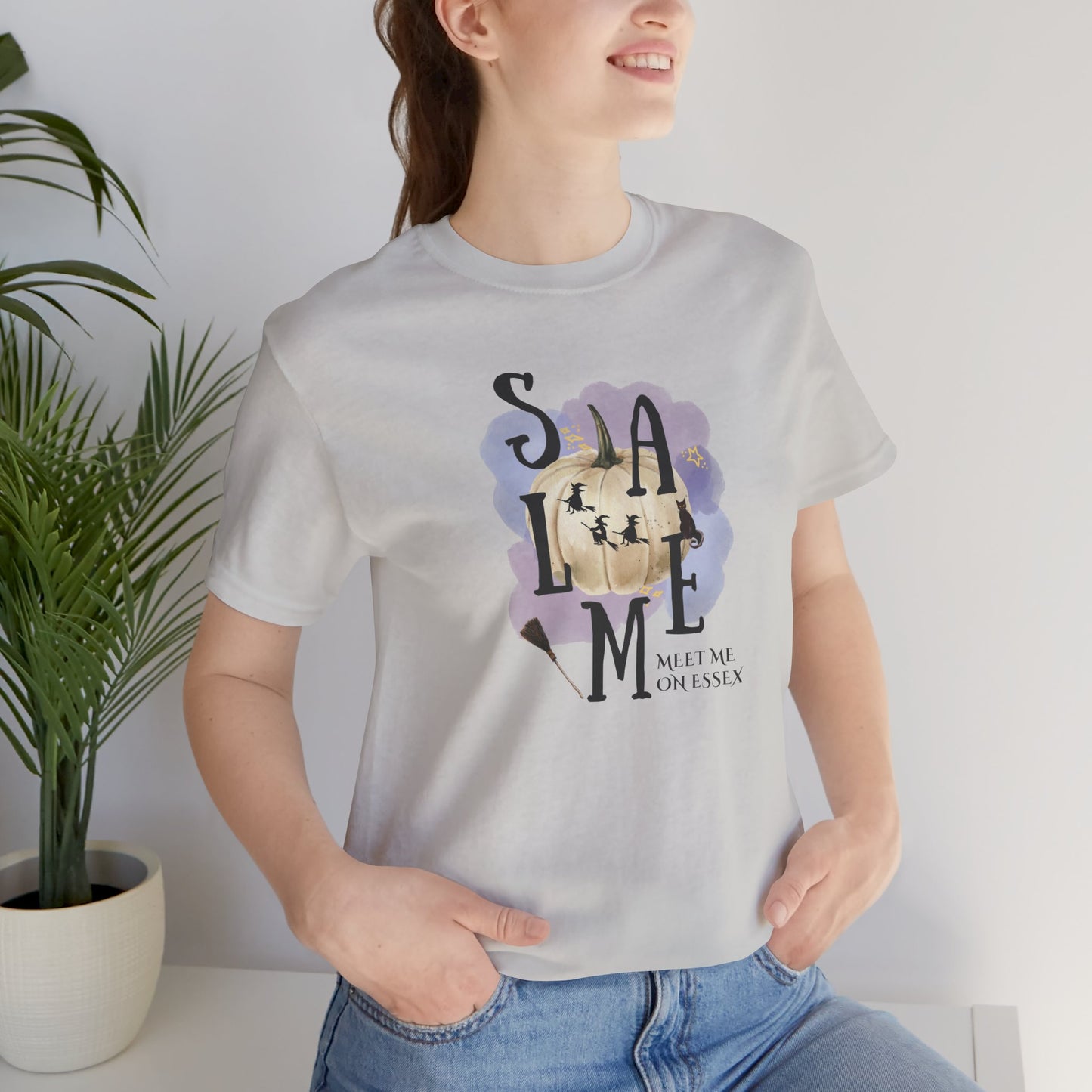 Salem Mass Witch Inspired Tee for Travel, Halloween, Autumn