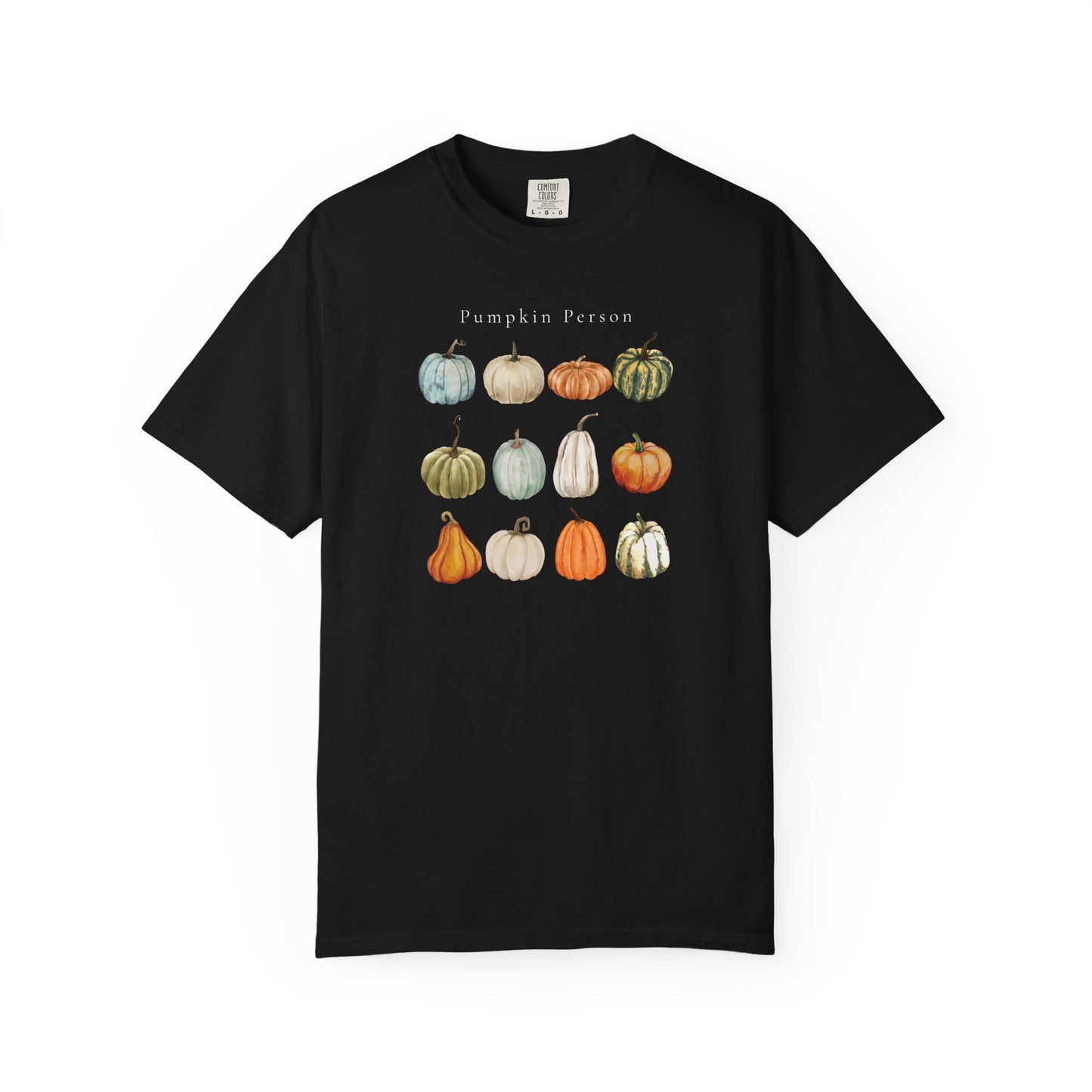 Pumpkin Person-Fall & Autumn-Inspired Pumpkin-Vibes Theme Fall T-Shirt, Graphic Tee
