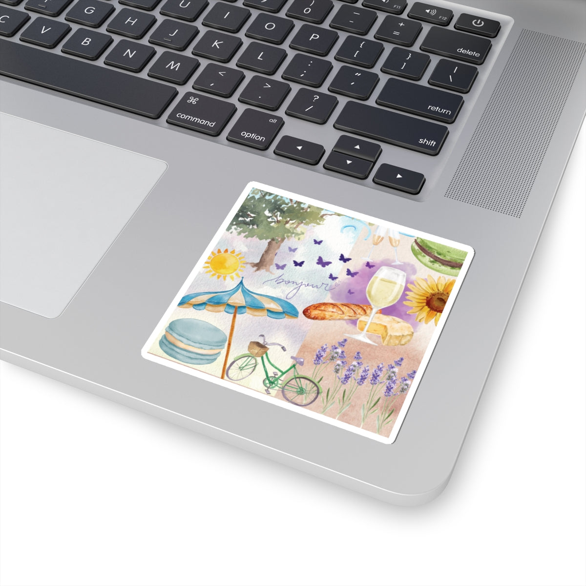 Provence Summer Inspired- Kiss Cut Stickers- French Travel, Planner Laptop Accessories, Gift for Travelers