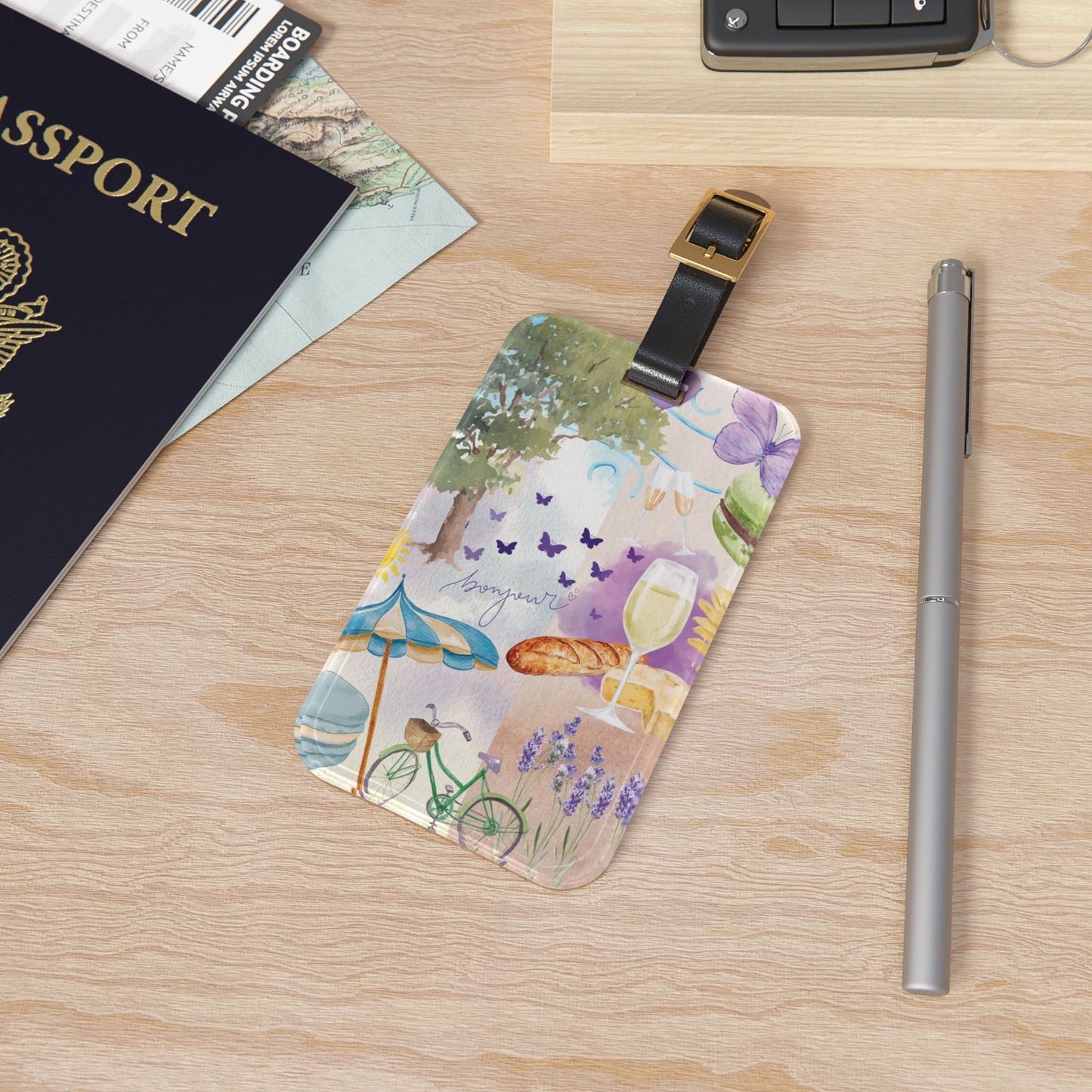 Provence France Travel Luggage Tag - Perfect for Vacation, Summer Travel, France Lovers, Provence Gift, Wanderlust Essentials