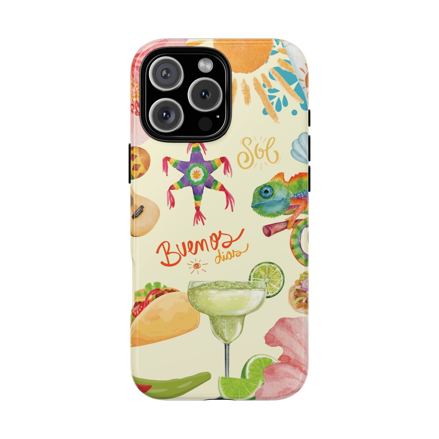 Mexico Festive Colorful Phone Case, Summer Vibes, Mexican Travel, Colorful Tough Case Phone Cover