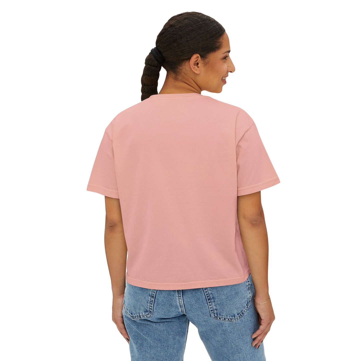 Ciao Bella Boxy Graphic Tee, Summer Italian Travel Theme- Women's Relaxed Short Sleeve Fit T-Shirt
