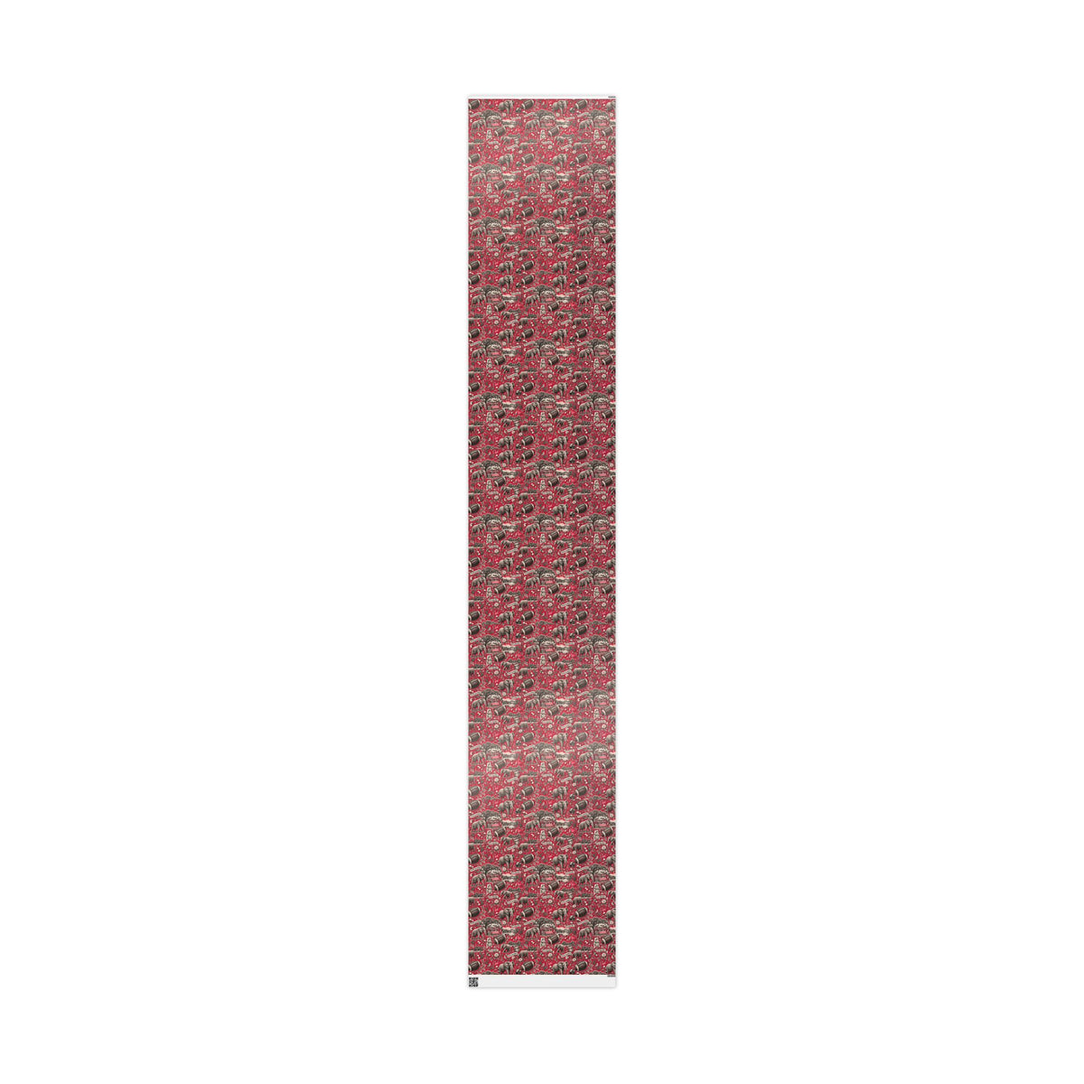 Tuscaloosa, Alabama Football Toile Wrapping Paper: Crimson and White Gift Wrap