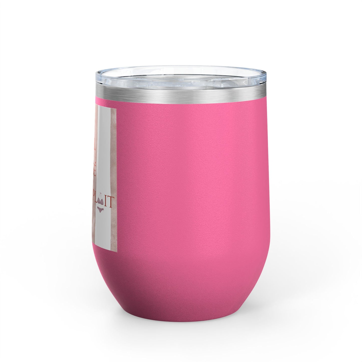 French Rosé Wine Tumbler, 12oz | Summer Drinkware, France Sun Rosé Gift, French Beverage Cup