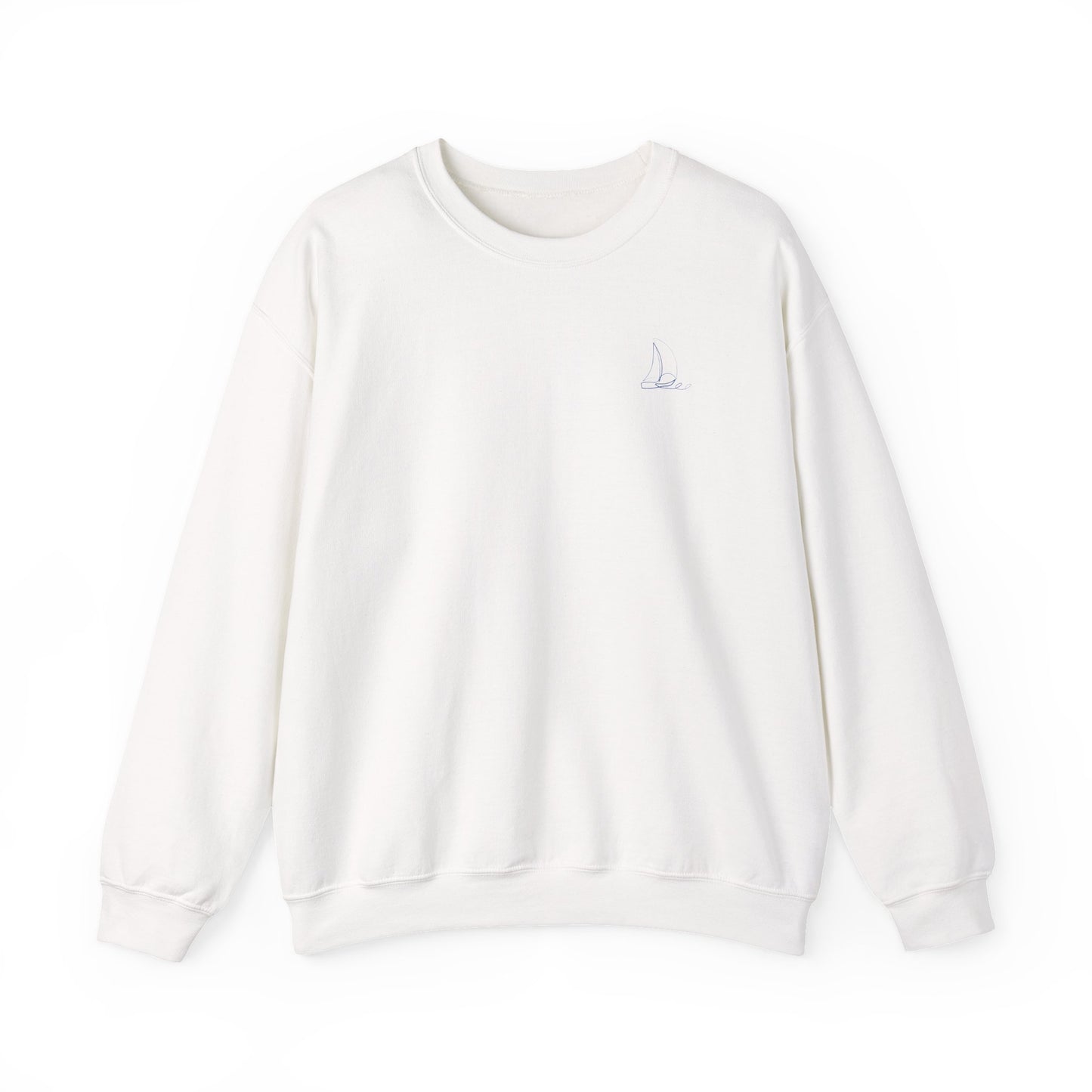 High Tide, Higher Standards- Crewneck Cozy Sweatshirt, Nautical Gift, Sailing Apparel, Boat Lover