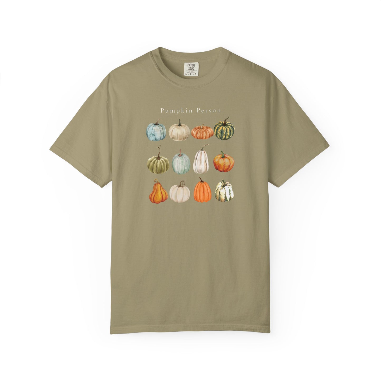 Pumpkin Person-Fall & Autumn-Inspired Pumpkin-Vibes Theme Fall T-Shirt, Graphic Tee