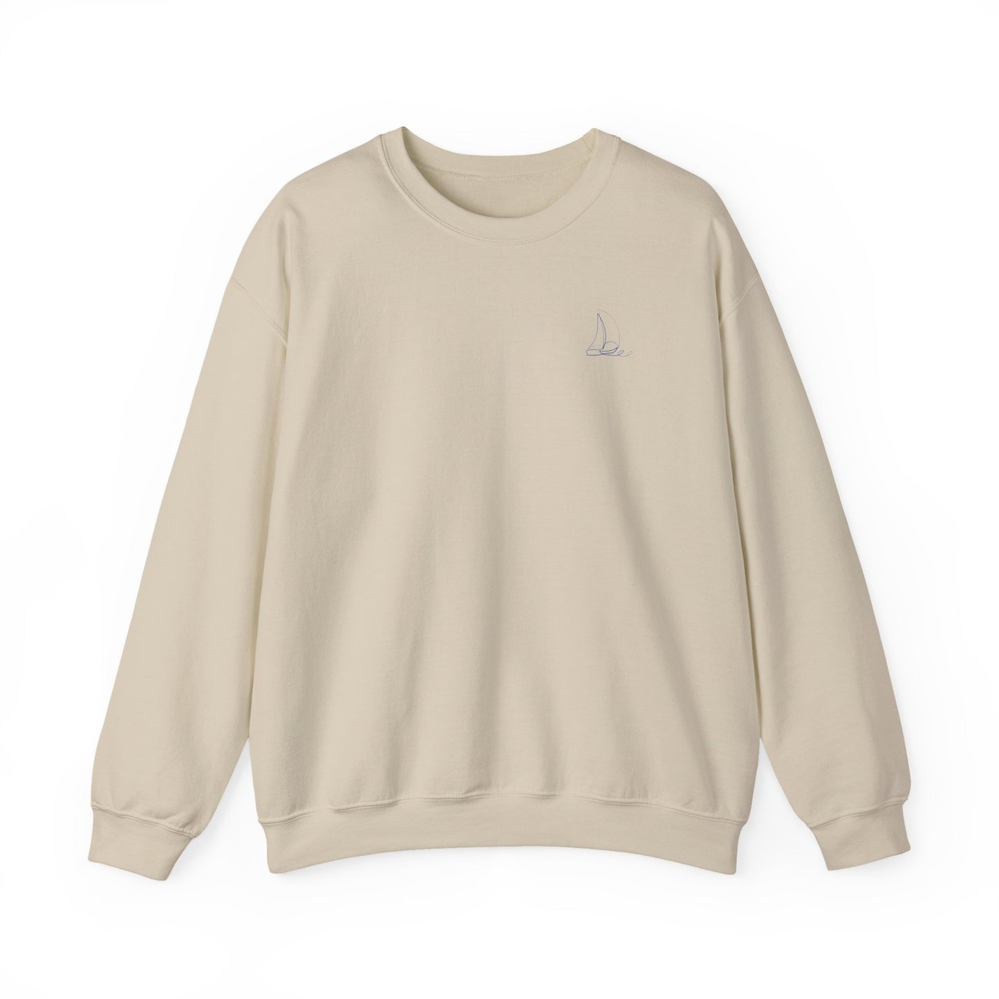 High Tide, Higher Standards- Crewneck Cozy Sweatshirt, Nautical Gift, Sailing Apparel, Boat Lover