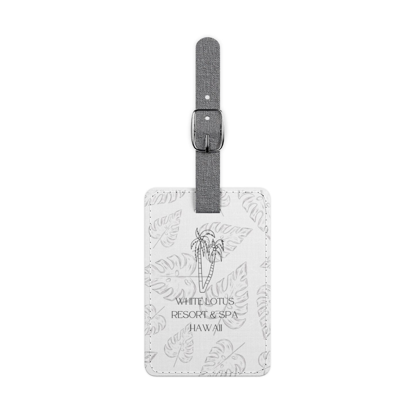 Season 1 White Lotus Hawaii Luggage Tag, Travel Accessory for White Lotus Fans, Unique Travel Gift, Vacation Baggage Tag