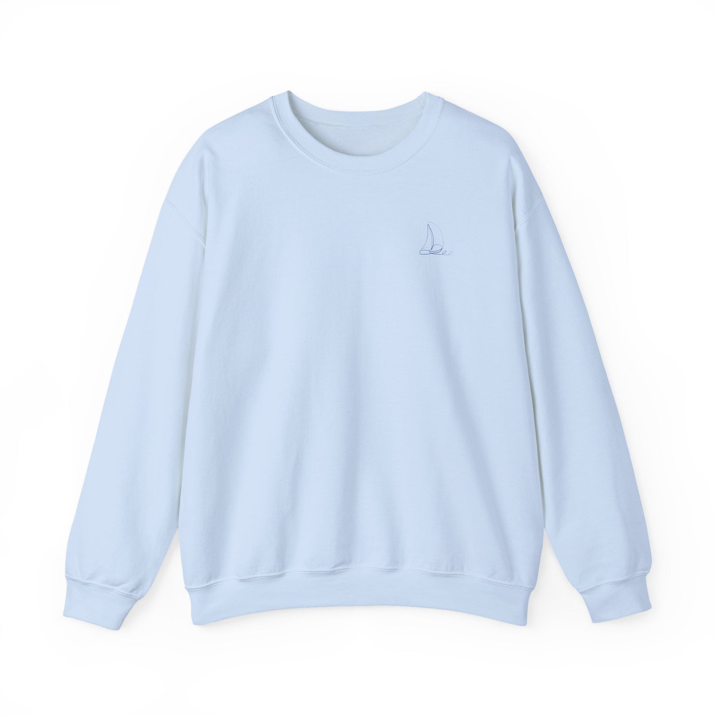 High Tide, Higher Standards- Crewneck Cozy Sweatshirt, Nautical Gift, Sailing Apparel, Boat Lover