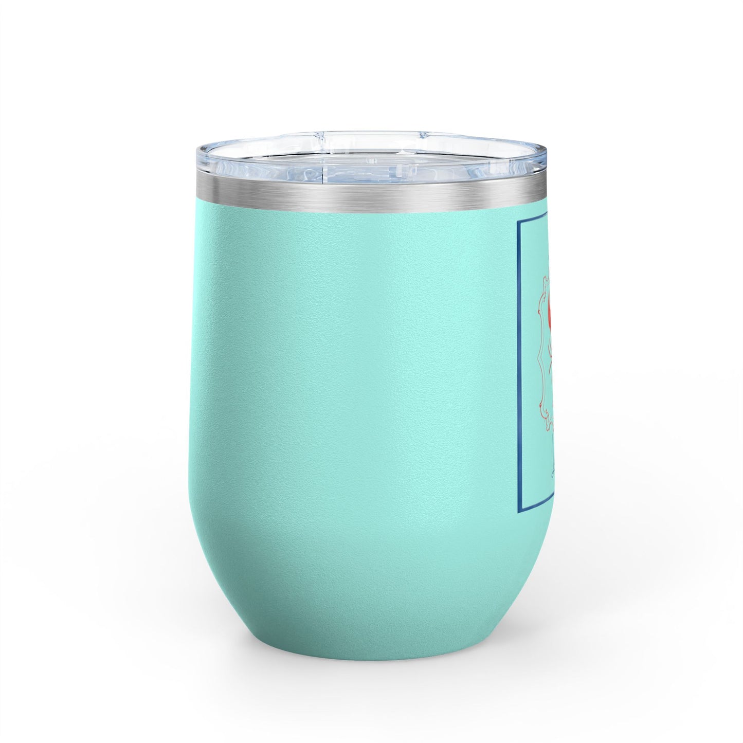 Luxe Lobstah- Wine Tumbler, 12oz | Coastal Drinkware, Nautical Gift, Summer Beverage Cup, Lobster Lover