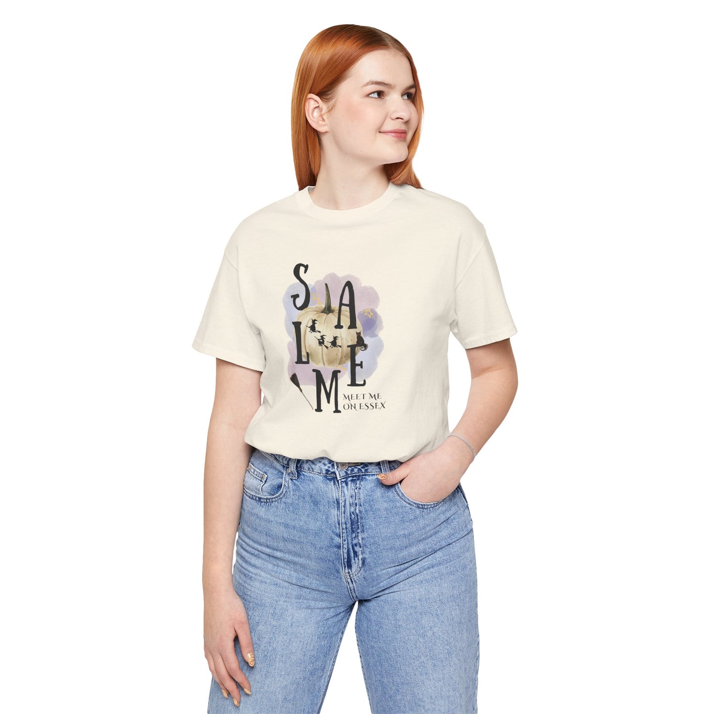Salem Mass Witch Inspired Tee for Travel, Halloween, Autumn