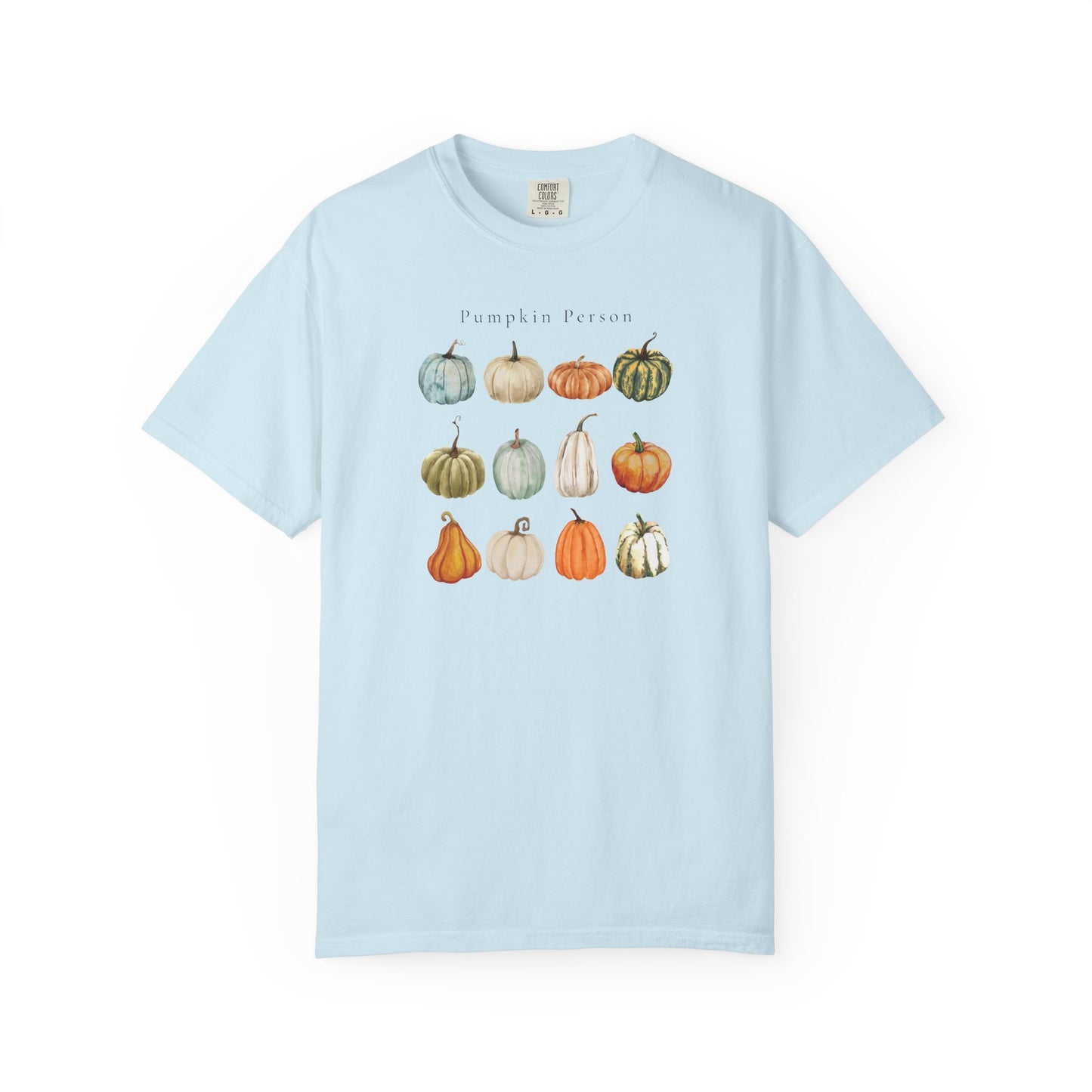 Pumpkin Person-Fall & Autumn-Inspired Pumpkin-Vibes Theme Fall T-Shirt, Graphic Tee
