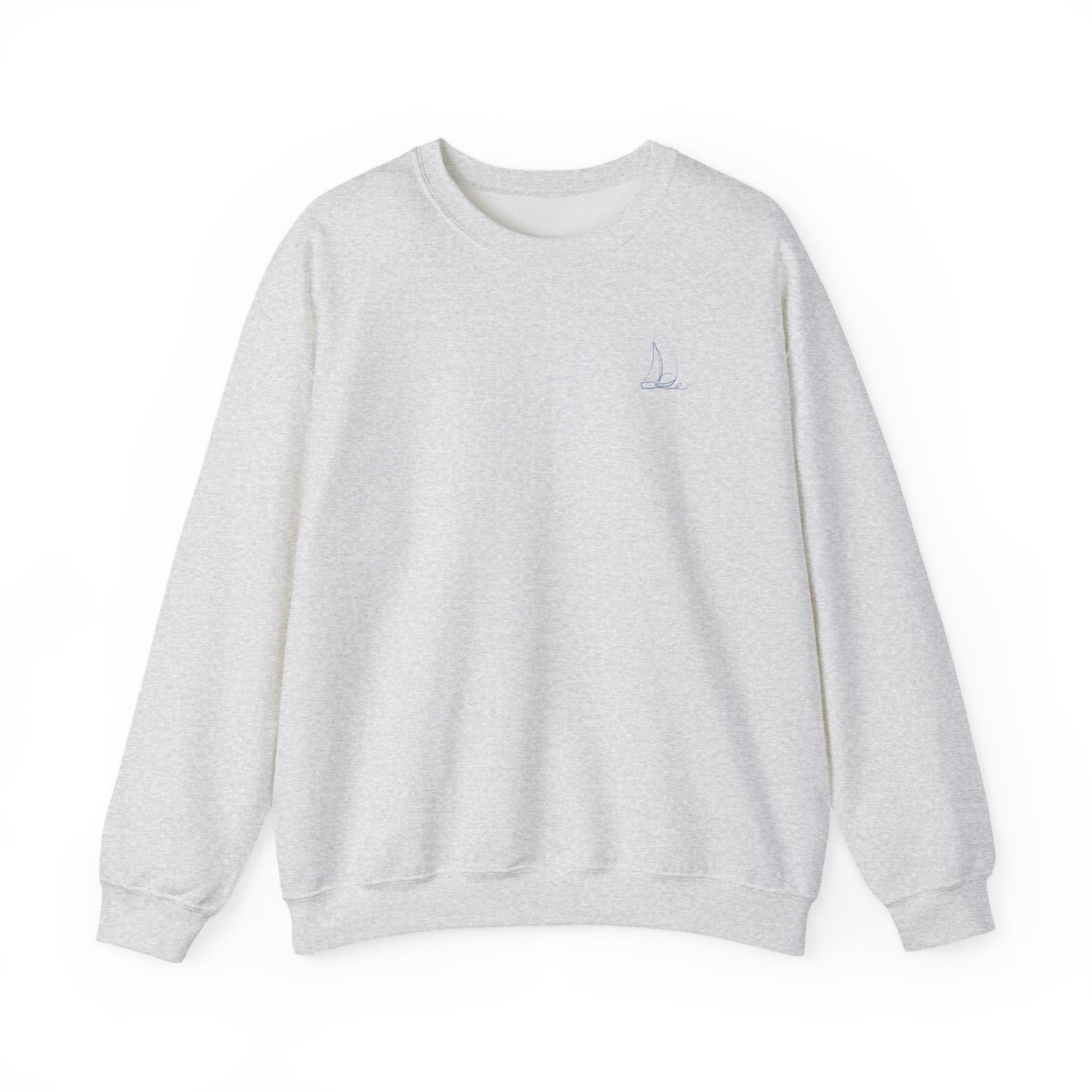 High Tide, Higher Standards- Crewneck Cozy Sweatshirt, Nautical Gift, Sailing Apparel, Boat Lover