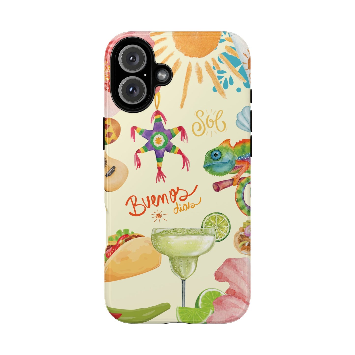 Mexico Festive Colorful Phone Case, Summer Vibes, Mexican Travel, Colorful Tough Case Phone Cover