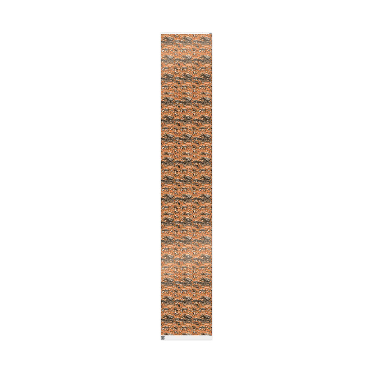 Knoxville, Tennessee Football Toile Wrapping Paper: Orange and White Gift Wrap