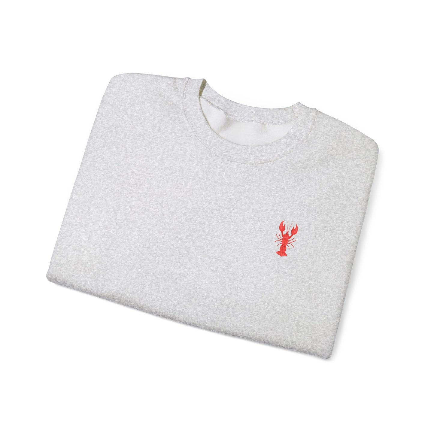 Luxe Lobstah -Crewneck Cozy Sweatshirt, Nautical Gift, Lobster Apparel, Seafood Lover