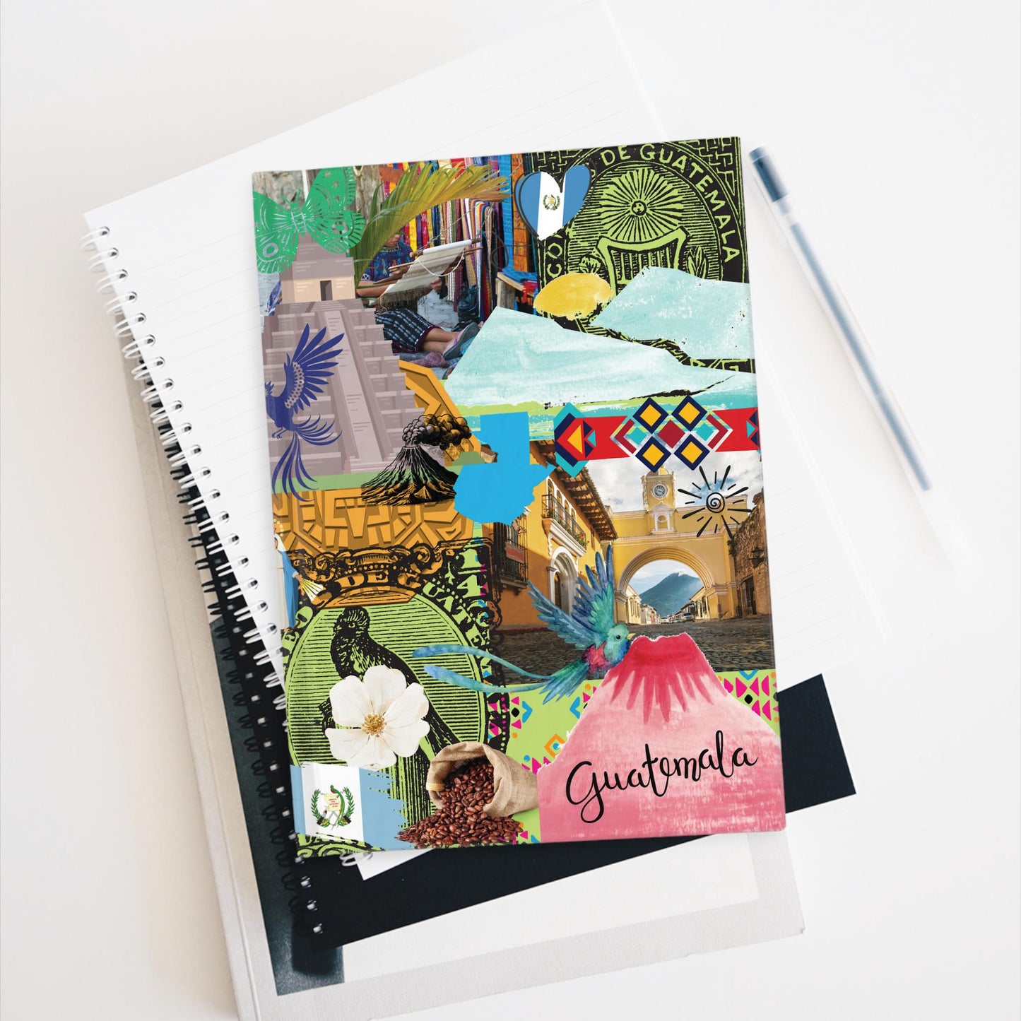 Guatemala-Inspired Travel Journal, Travel Diary, Gift for Adventurers and Guatemala Lovers