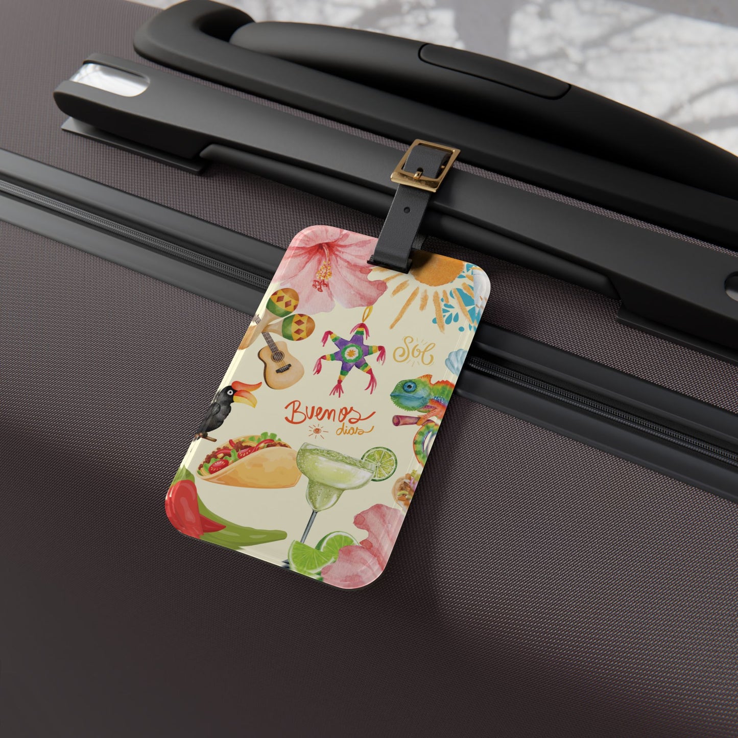 Mexico Travel Luggage Tag - Perfect for Vacation, Mexican Travel, Group Trips, Mexico Loverss