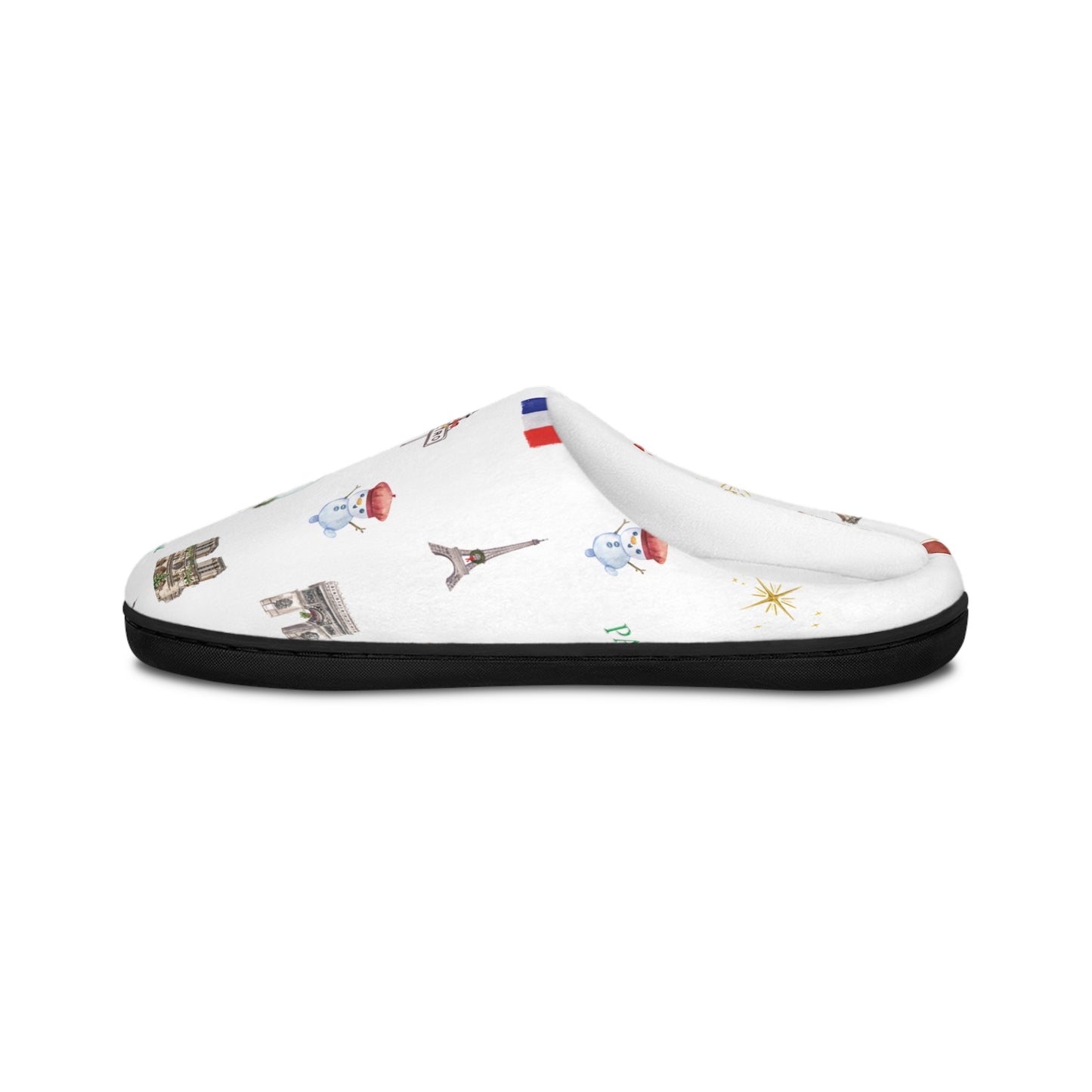 Paris France Inspired Women's Indoor Slippers