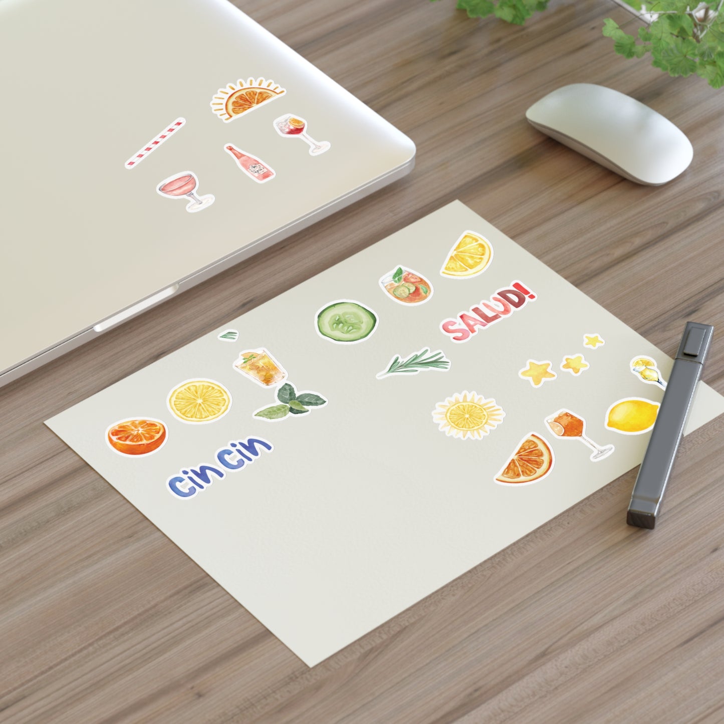 Apertivo Escape- Sticker Sheet Euro Summer Drink Designs