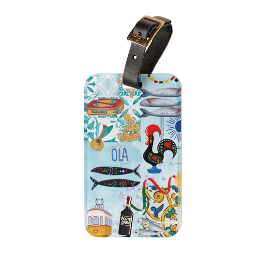 Portuguese Travel Luggage Tag - Perfect for Vacation, Summer Travel, Portugal Lovers, Summer Gift, Wanderlust Essentials