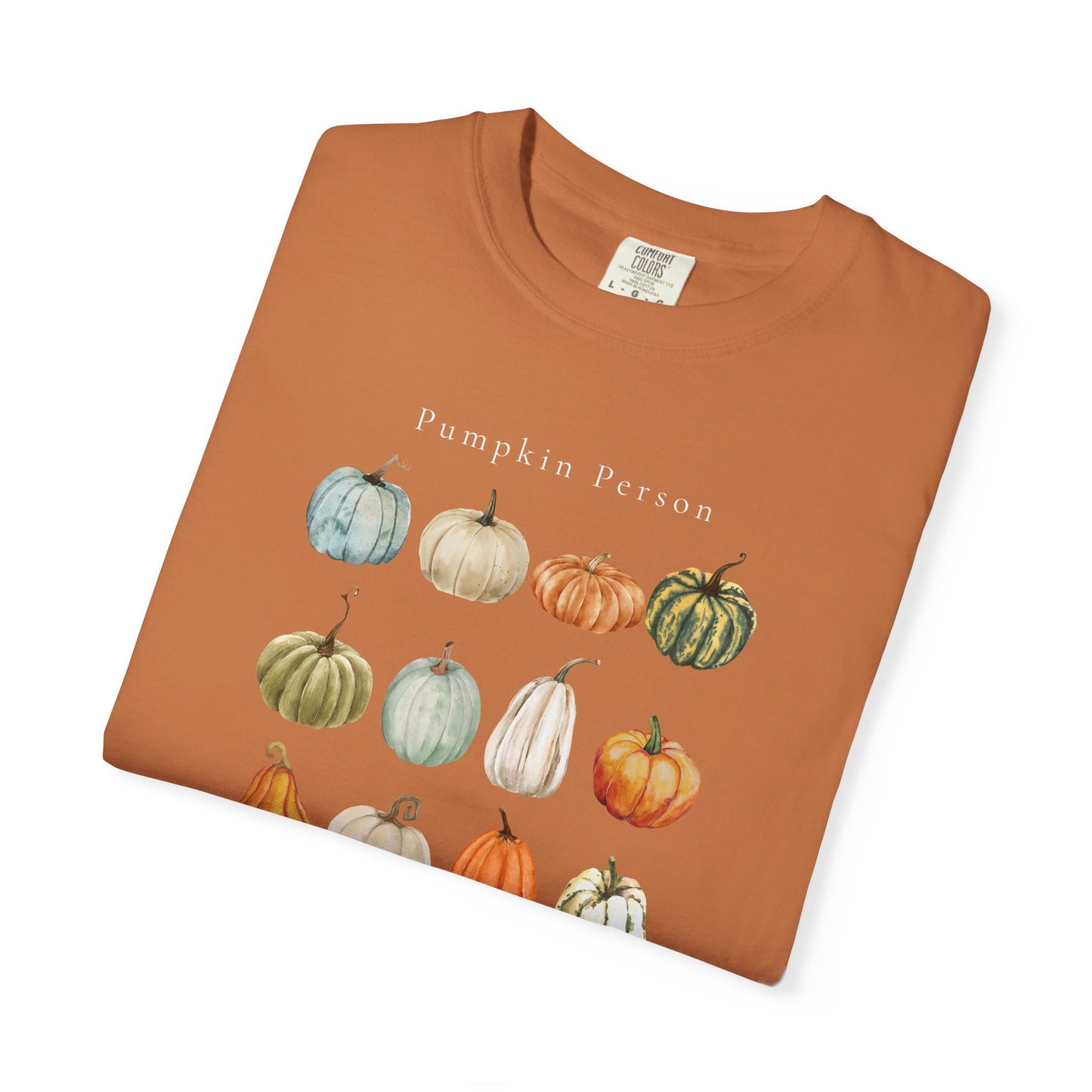 Pumpkin Person-Fall & Autumn-Inspired Pumpkin-Vibes Theme Fall T-Shirt, Graphic Tee