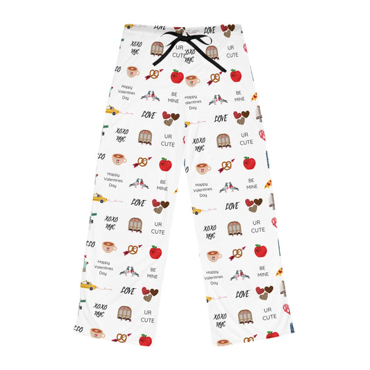 Women's New York City Valentines Day Inspired Pajama Pants