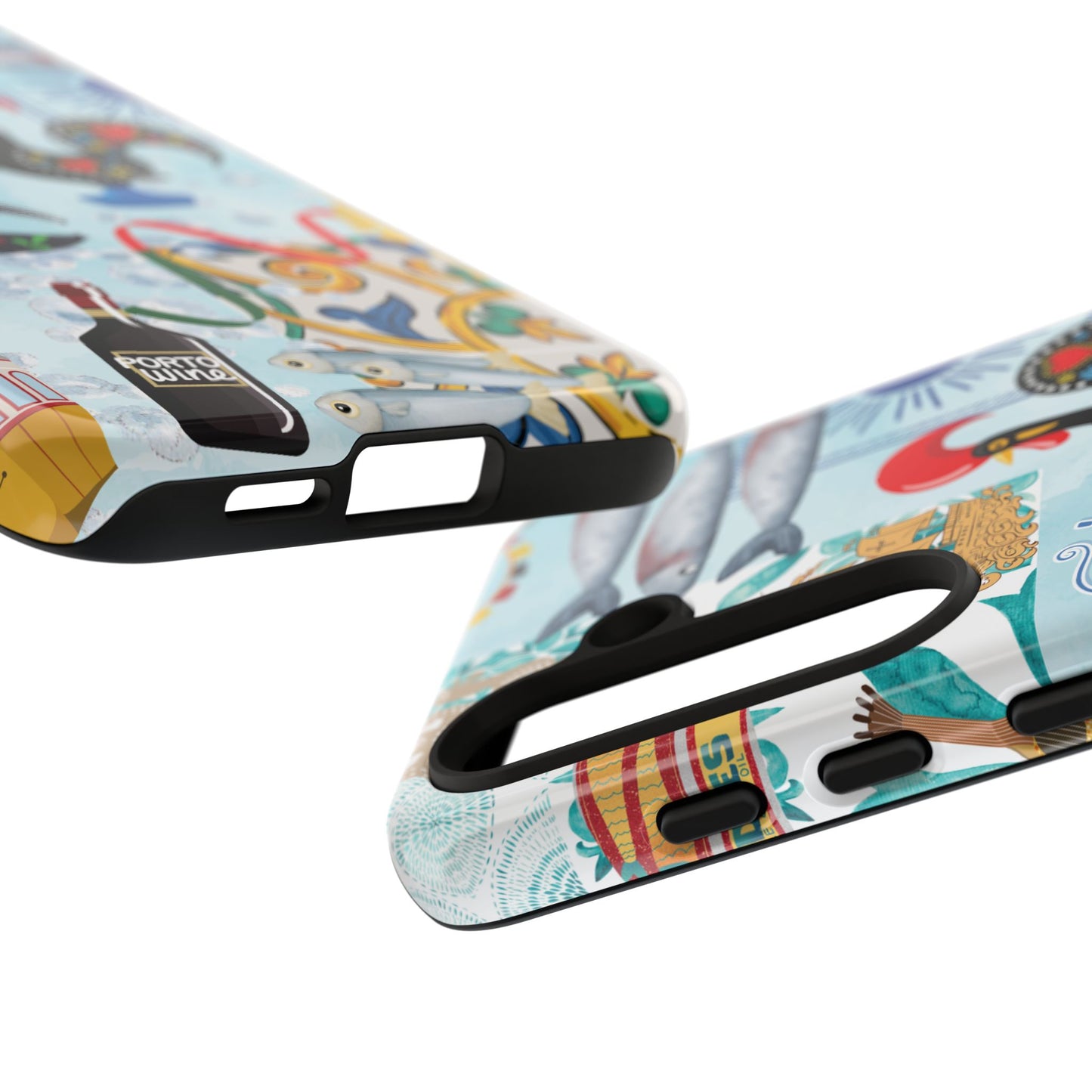 Portugal-Inspired Phone Case, Portugese Vibes, Travel Scene, Colorful Tough Case Phone Cover