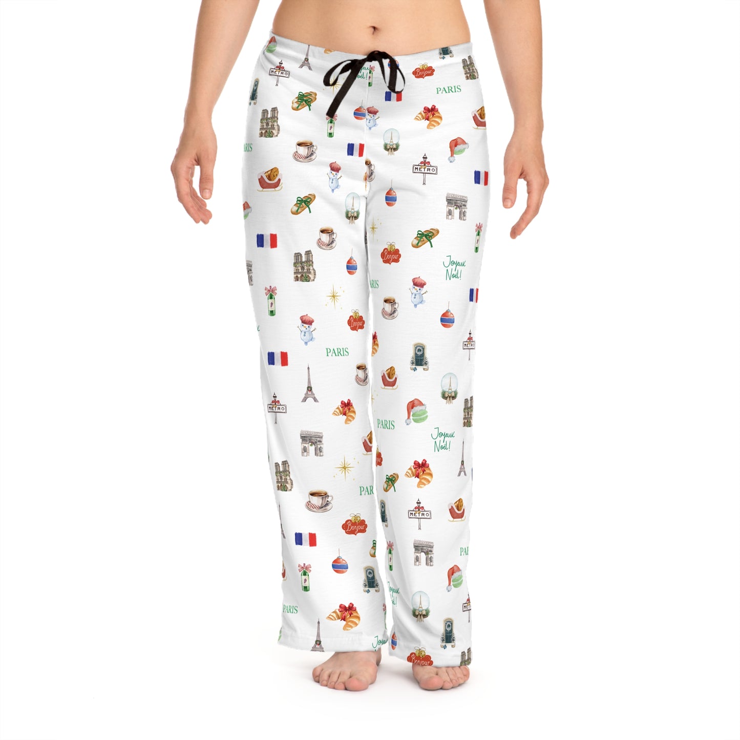 Paris Inspired Holiday Pajama Pants